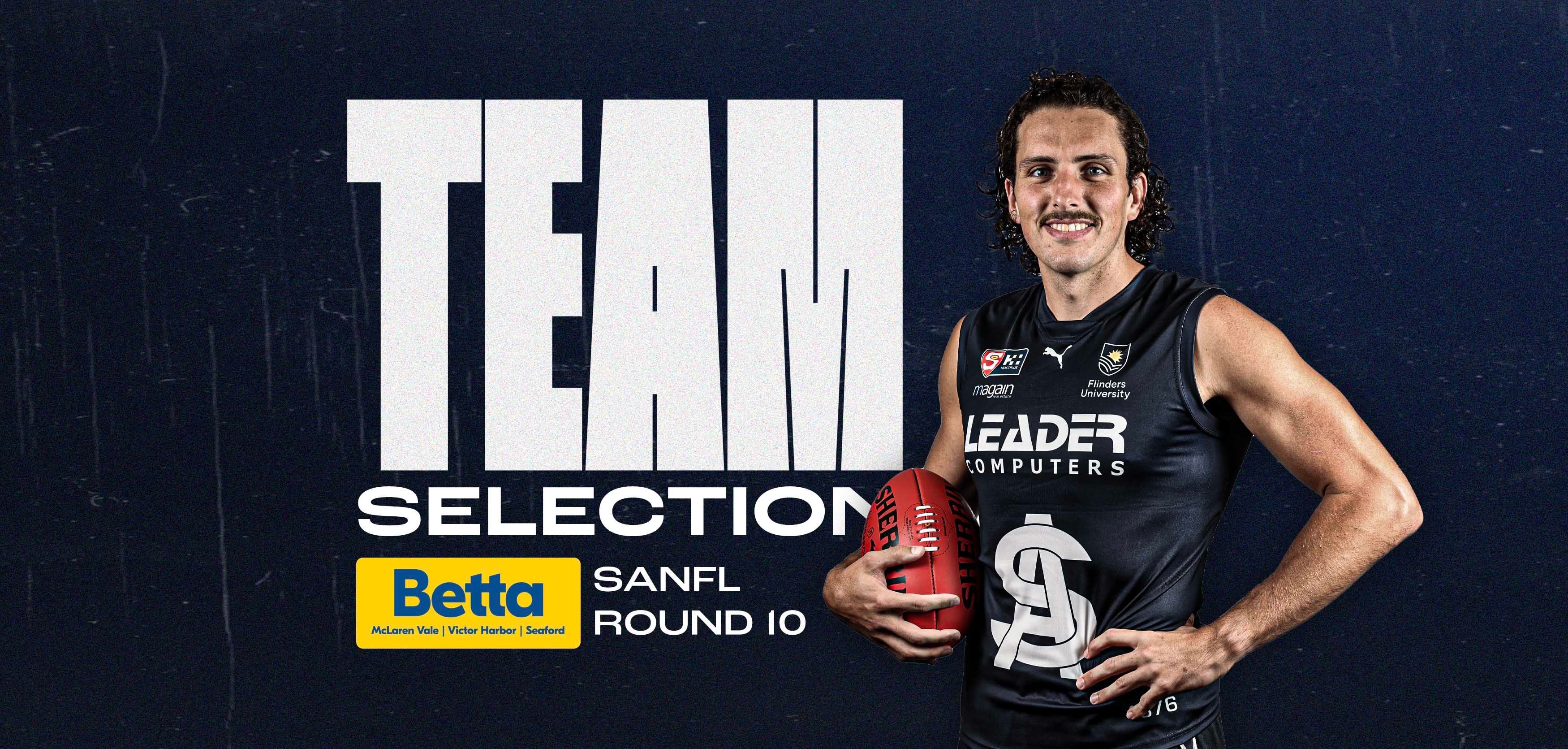 BETTA Team Selection: SANFL Round 10 v Central Districts BETTA Team Selection: SANFL Round 10 v Central Districts